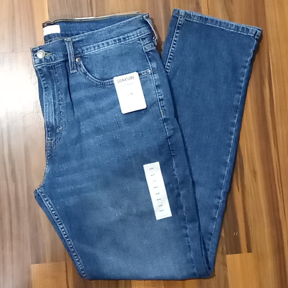 NWT Men's Levi Strauss Signature Jeans Slim Size 36x32 (Real 36x31)